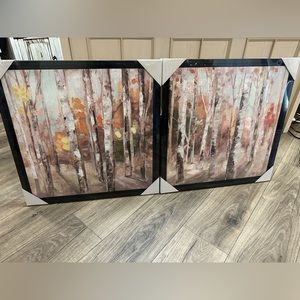 New Set of Two Large Wall Art